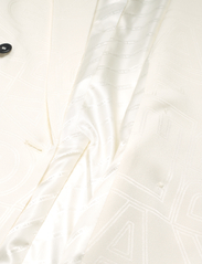 Karl Lagerfeld - logo tailored blazer - festkläder till outletpriser - off white - 4
