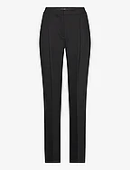 tailored pants - BLACK