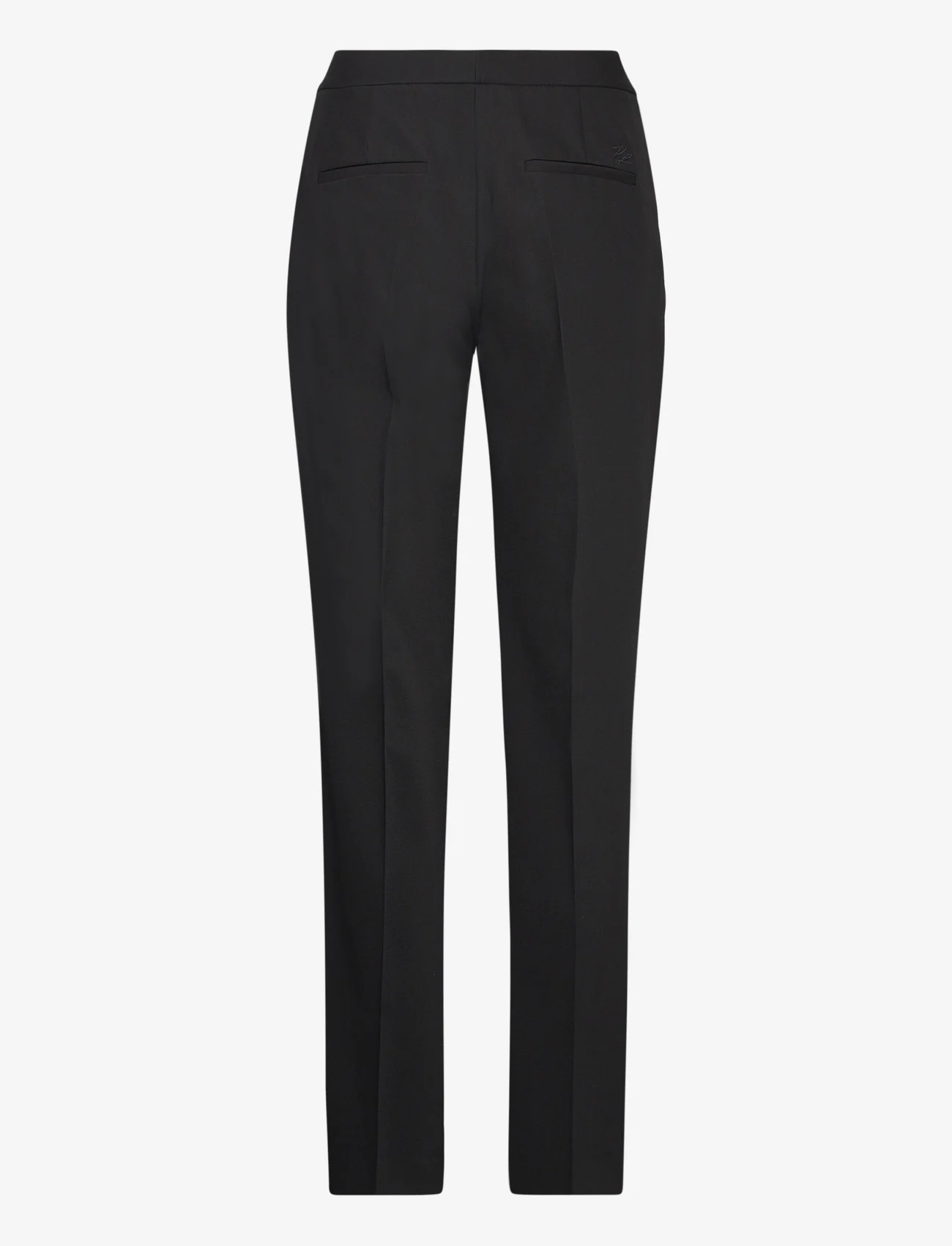 Karl Lagerfeld - tailored pants - lietišķā stila bikses - black - 1