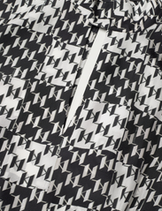 Karl Lagerfeld - check silk dress - festtøj til outletpriser - black/white monogram check - 2