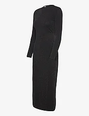 Karl Lagerfeld - lslv lurex jersey dress - party wear at outlet prices - black lurex - 2