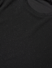 Karl Lagerfeld - lslv lurex jersey dress - festtøj til outletpriser - black lurex - 4