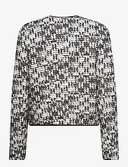 Karl Lagerfeld - check boucle jacket - vakarėlių drabužiai išparduotuvių kainomis - black/white boucle - 1