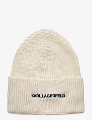 Karl Lagerfeld - k/essential beanie - mössor - pristine - 0