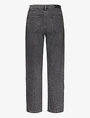 Karl Lagerfeld - sparkle gf denim pants - džinsa bikses ar platām starām - mid grey - 1