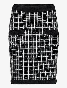 boucle knit skirt, Karl Lagerfeld