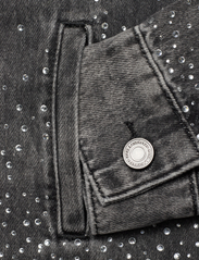 Karl Lagerfeld - sparkle denim jacket - pavasara jakas - mid grey - 3