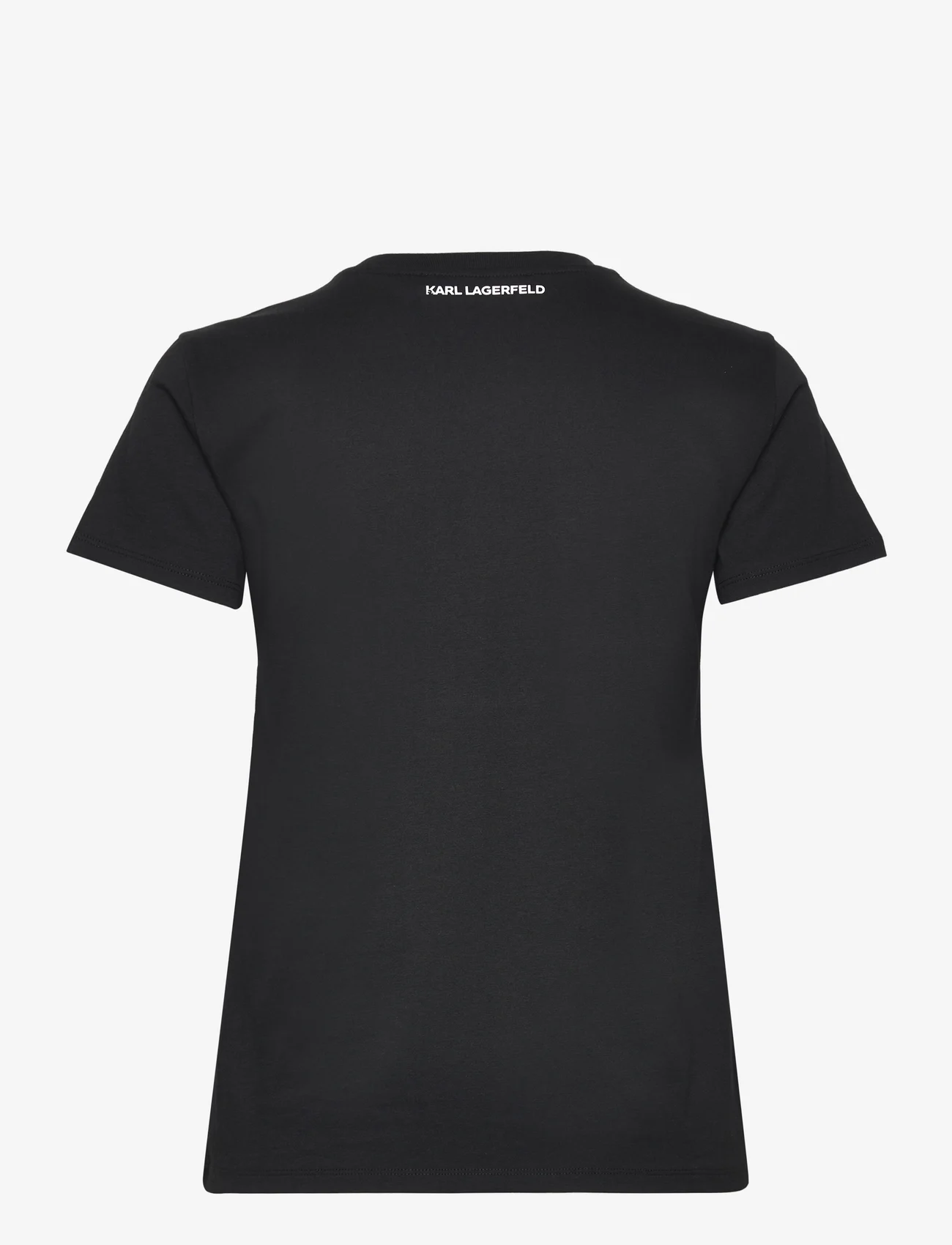 Karl Lagerfeld - boucle choupette t-shirt - marškinėliai - black - 1
