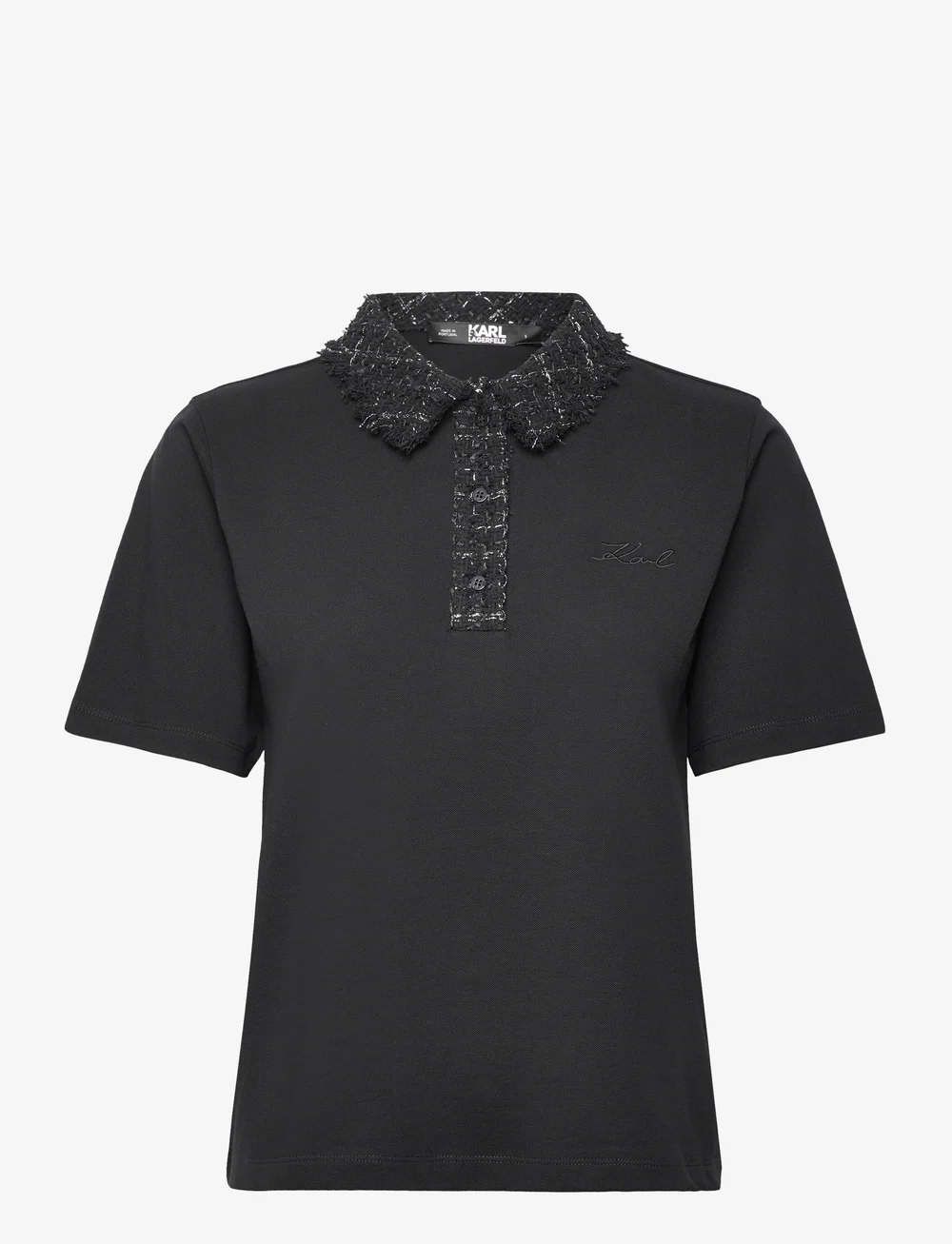 Karl Lagerfeld Boucle Polo T shirt Polo Shirts Boozt