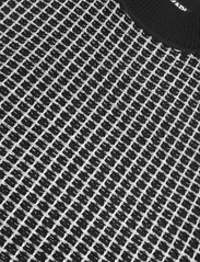 Karl Lagerfeld - sleeveless boucle knit top - strikkevester - black/silver - 2
