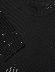 Karl Lagerfeld - lslv mockneck knit - strikkegensere - black - 2