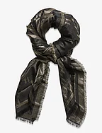 k/monogram lur jaqc scarf - BLACK