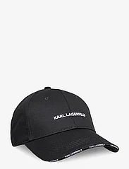 Karl Lagerfeld - k/essential logo cap - mössor & kepsar - black - 0