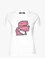boucle profile t-shirt - WHITE