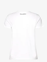 Karl Lagerfeld - boucle profile t-shirt - t-shirts - white - 1