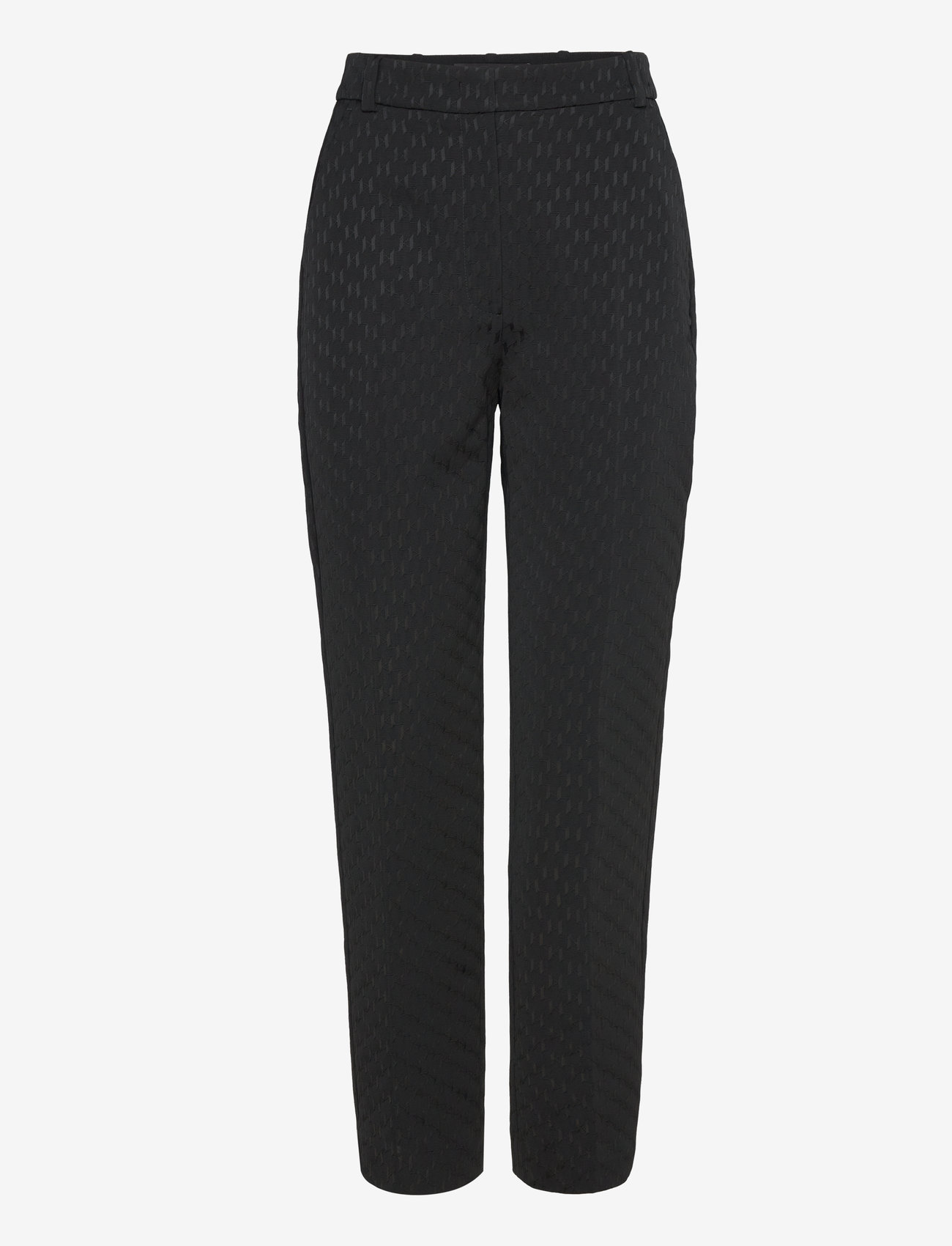 Karl Lagerfeld - MONOGRAM SUIT PANTS - habitbukser - black - 0