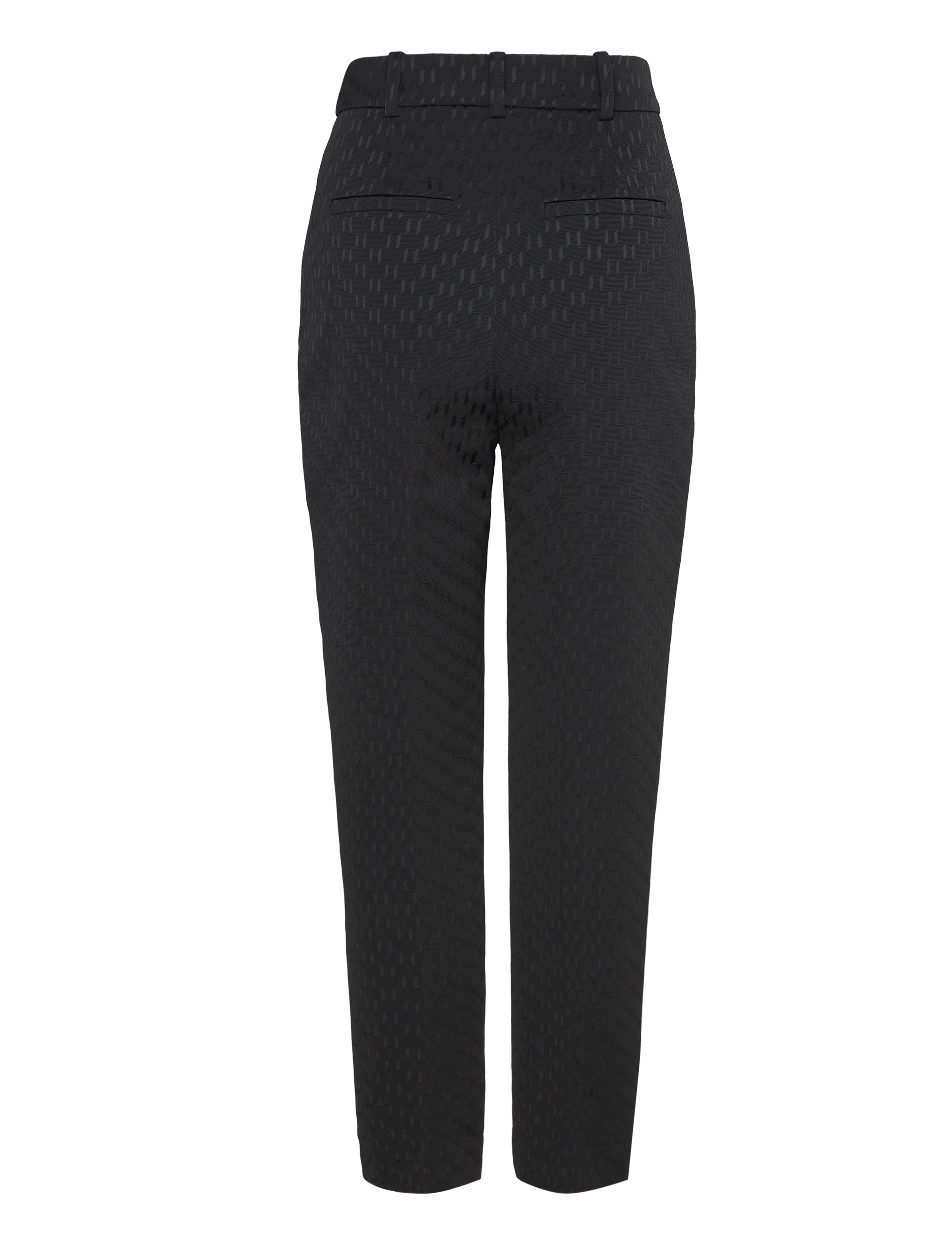 Karl Lagerfeld - MONOGRAM SUIT PANTS - formell - black - 1