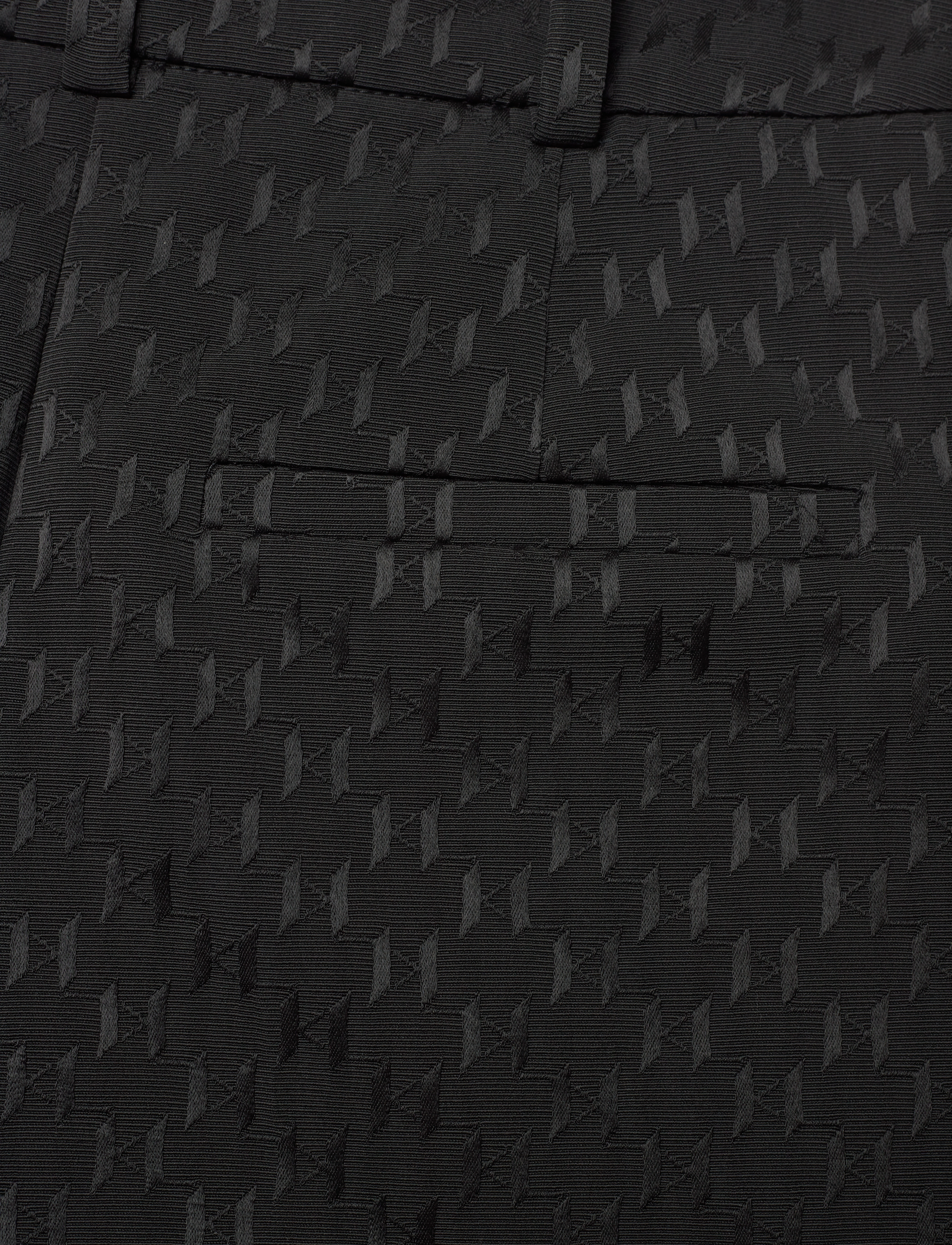 Karl Lagerfeld - MONOGRAM SUIT PANTS - formell - black - 4