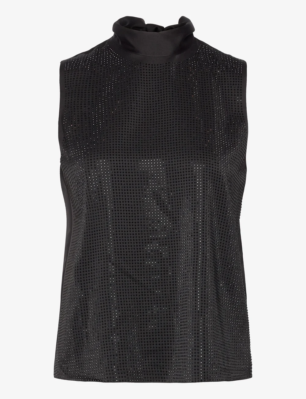 Karl Lagerfeld - RHINESTONE EVENING TOP - Ärmlösa blusar - black - 0