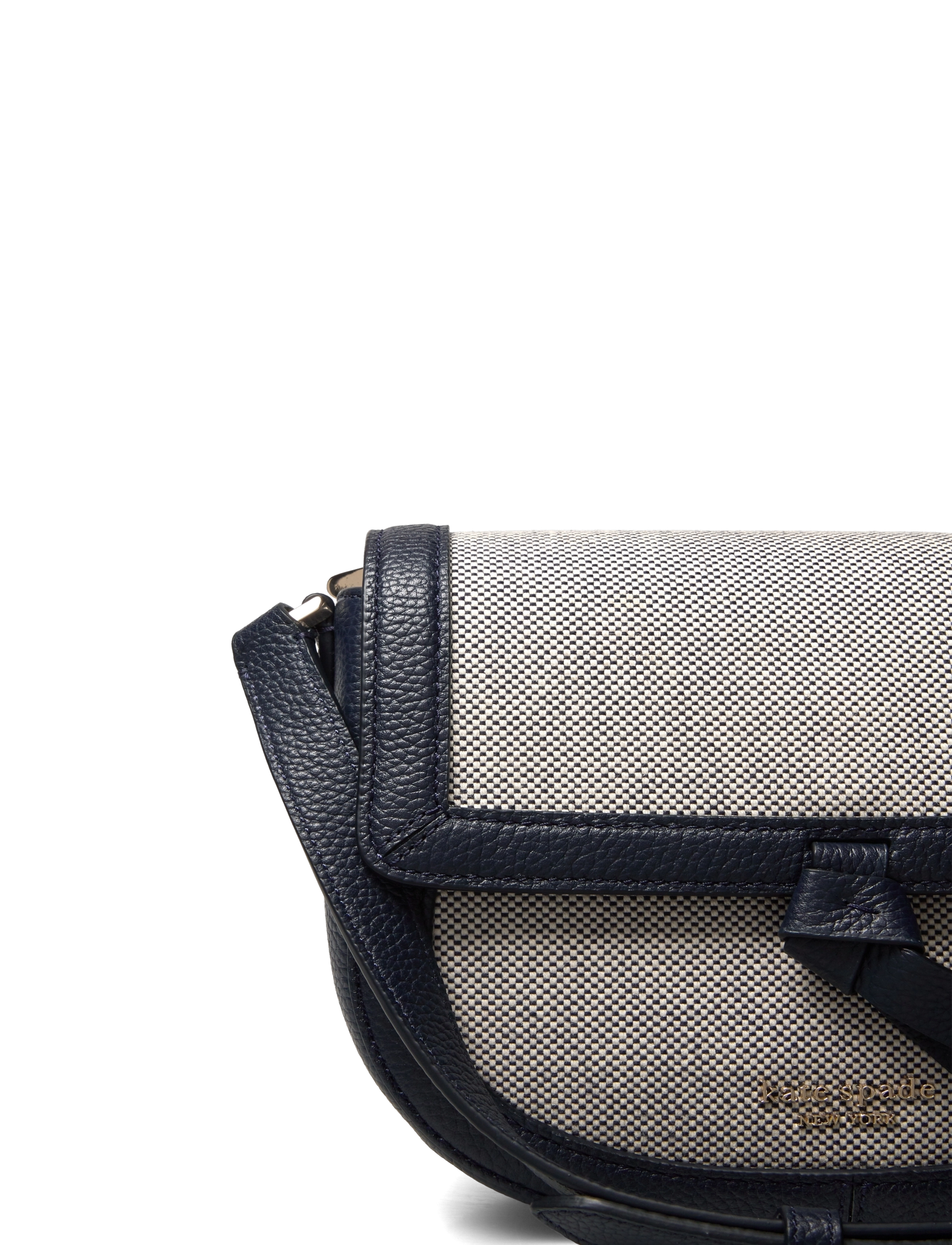 Kate Spade - KNOTT CANVAS medium saddle bag - blazer blue - 3