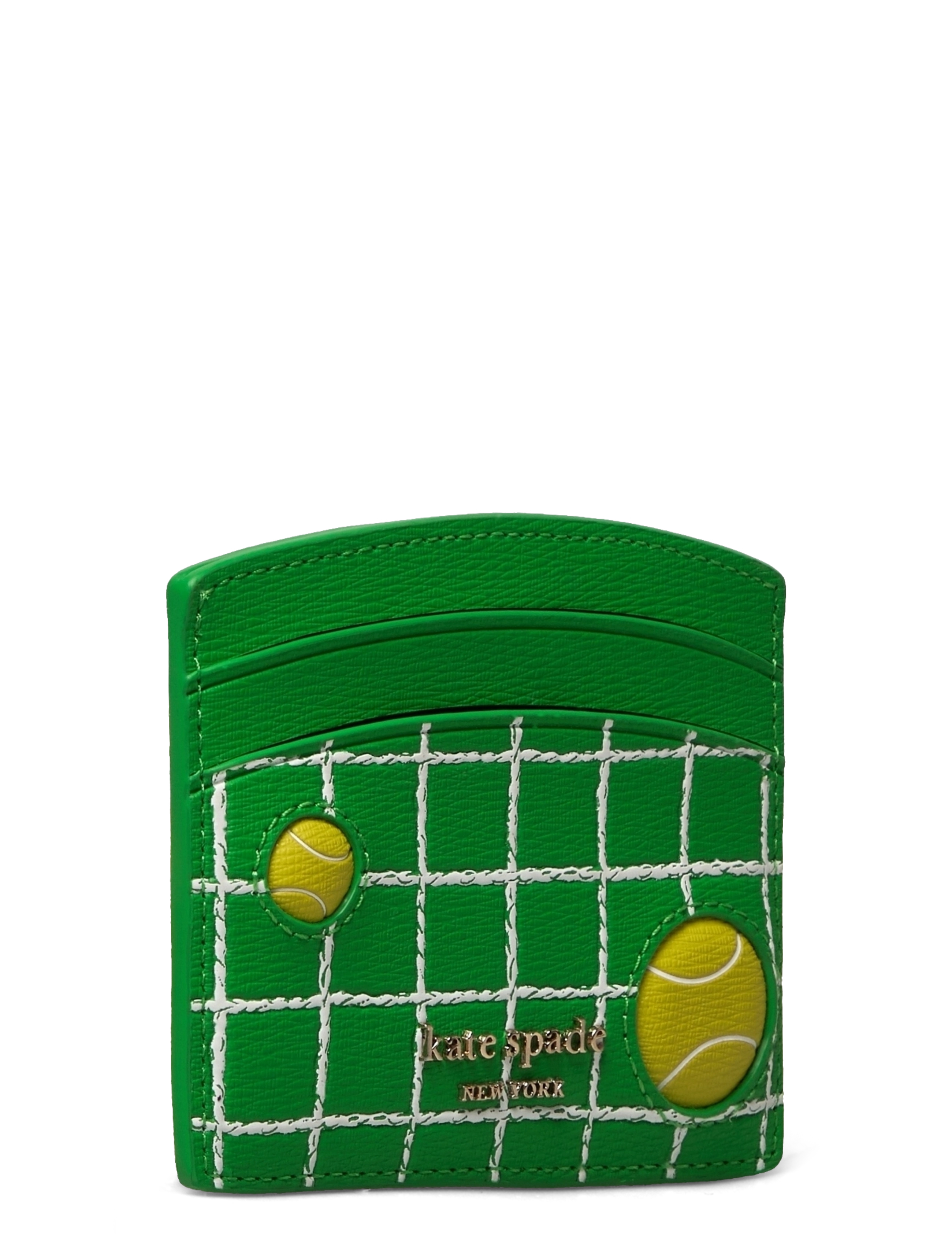 Kate Spade - COURTSIDE PRINTED PVC CARD HOLDER - fresh greens multi - 2