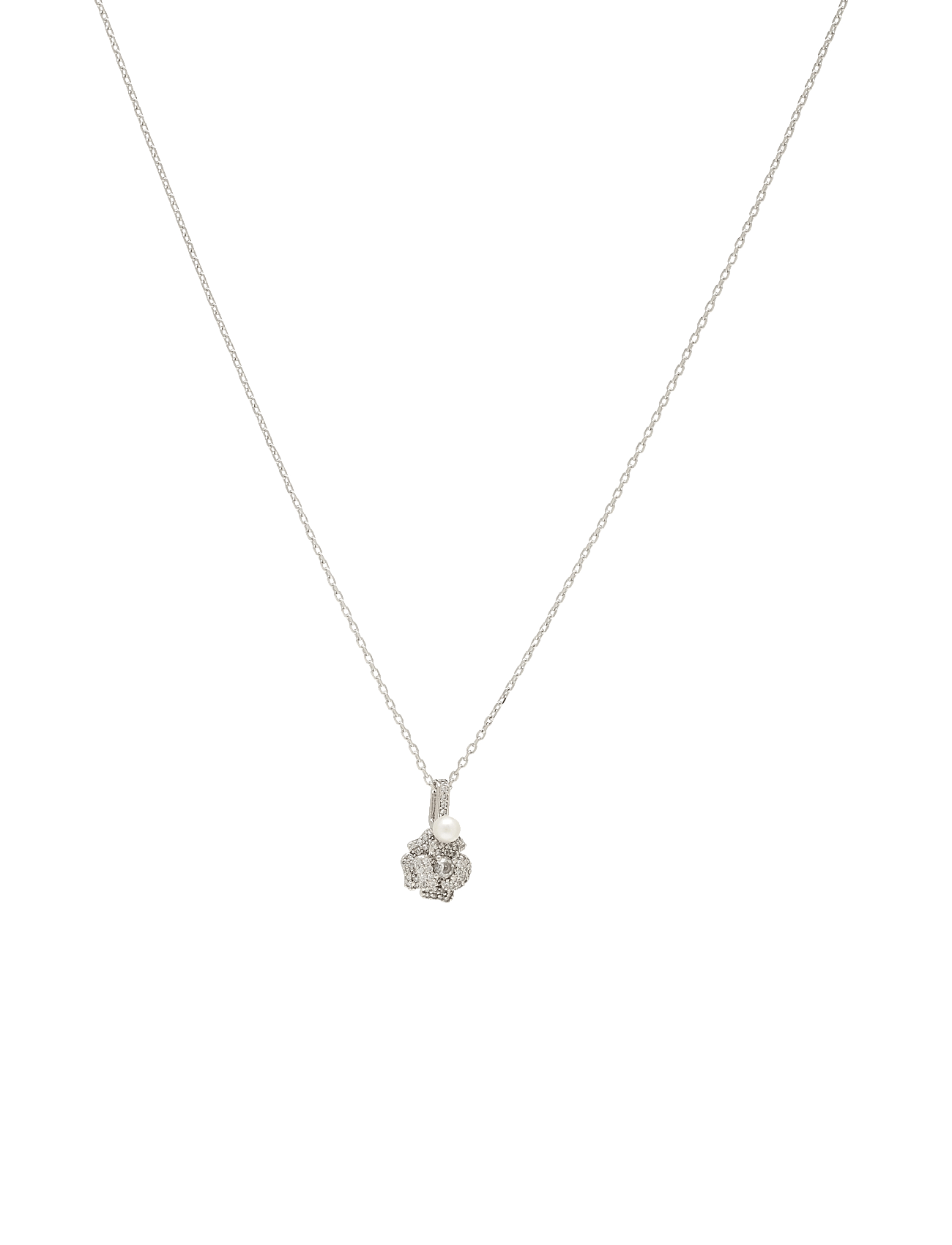 bouquet toss rose pendant - WHITE MULTI