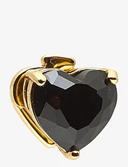 Kate Spade - KS JEWELRY MY LOVE EARRING - veriamieji auskarai - black - 0