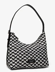Kate Spade - SAM ICON MODERNIST HEARTS JACQUARD FABRIC small shoulder bag - party wear at outlet prices - cream - 2