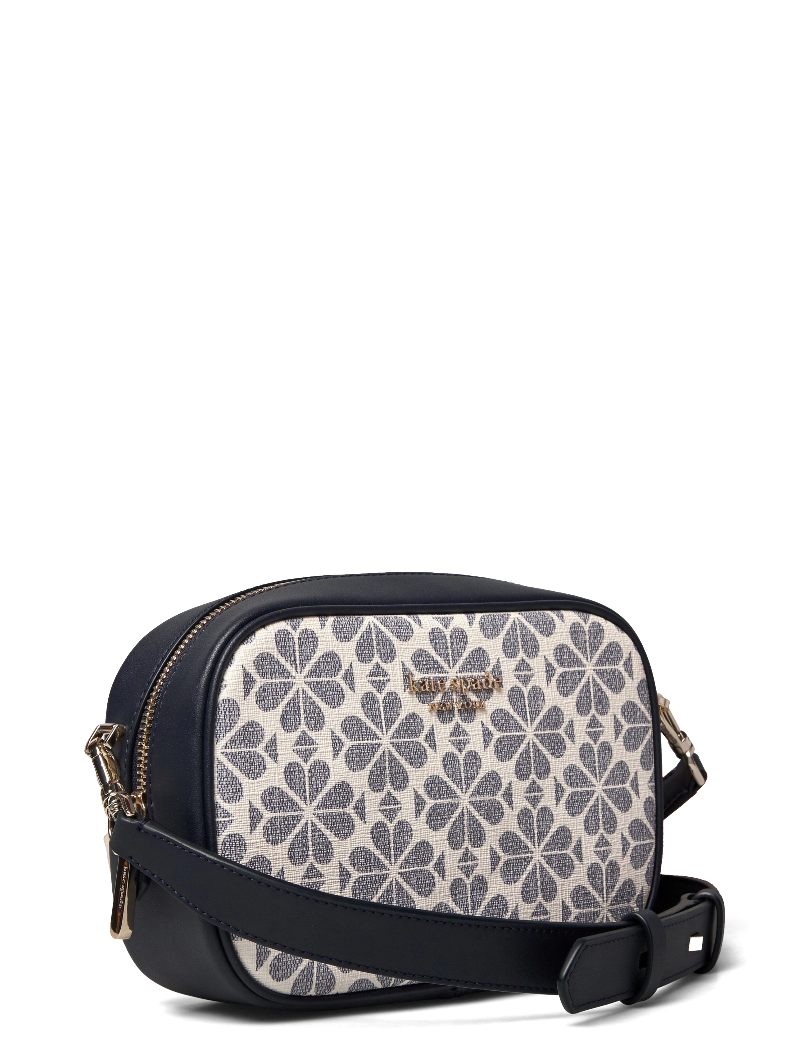 Kate Spade - SPADE FLOWER COATED CANVAS infinite medium camera bag - slate blue multi - 2