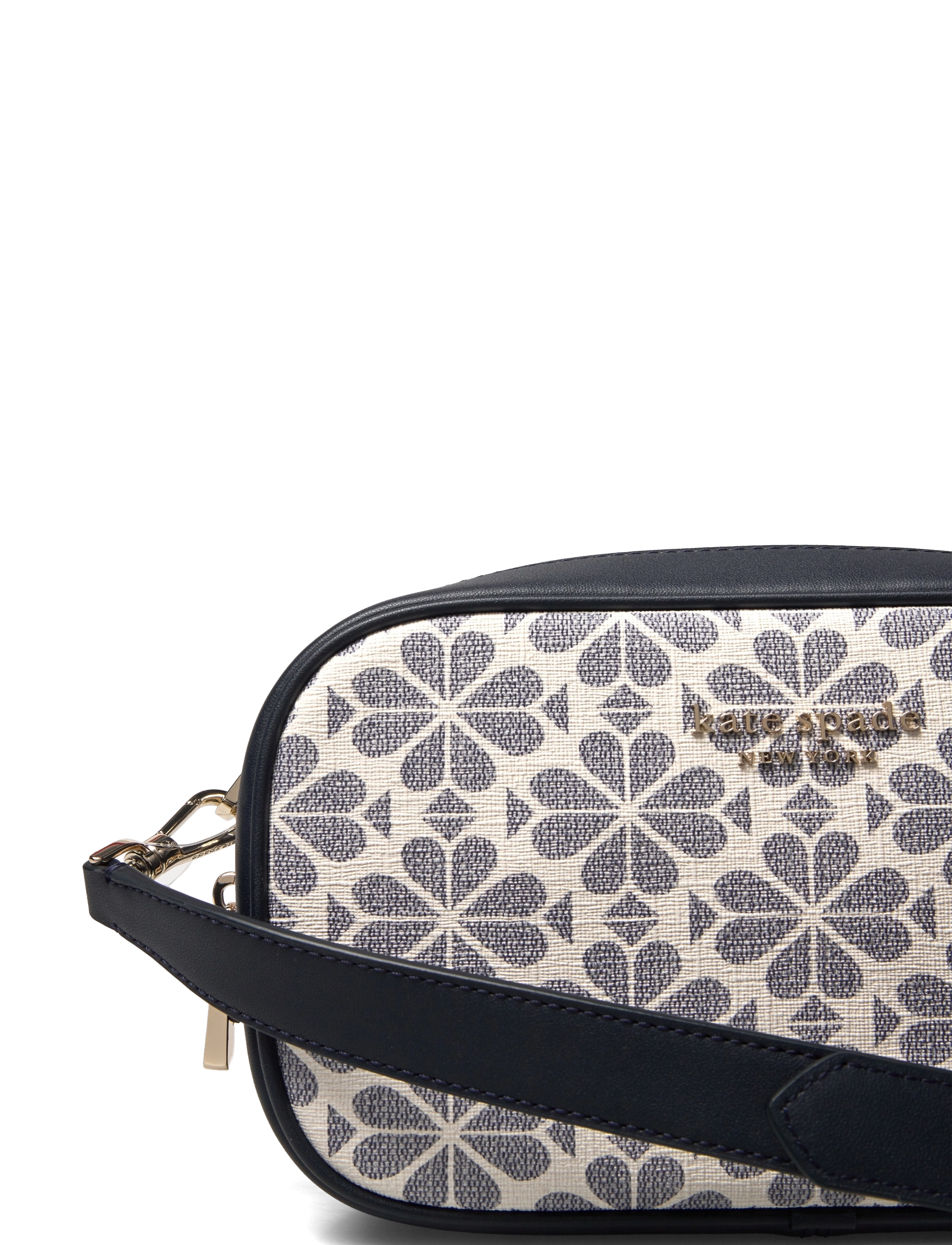 Kate Spade - SPADE FLOWER COATED CANVAS infinite medium camera bag - slate blue multi - 3