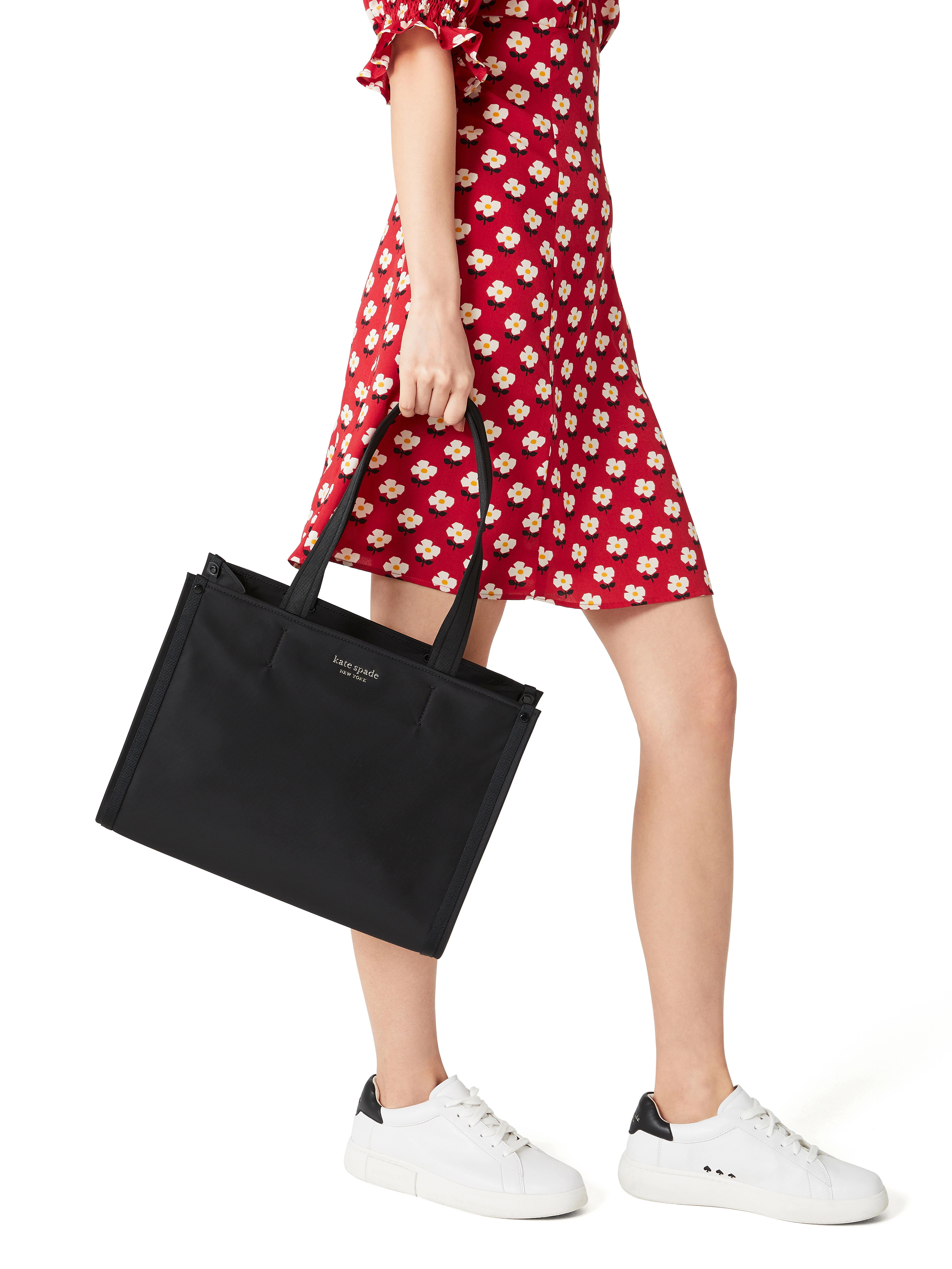 Kate Spade - SAM THE LITTLE BETTER NYLON medium tote - black - 5