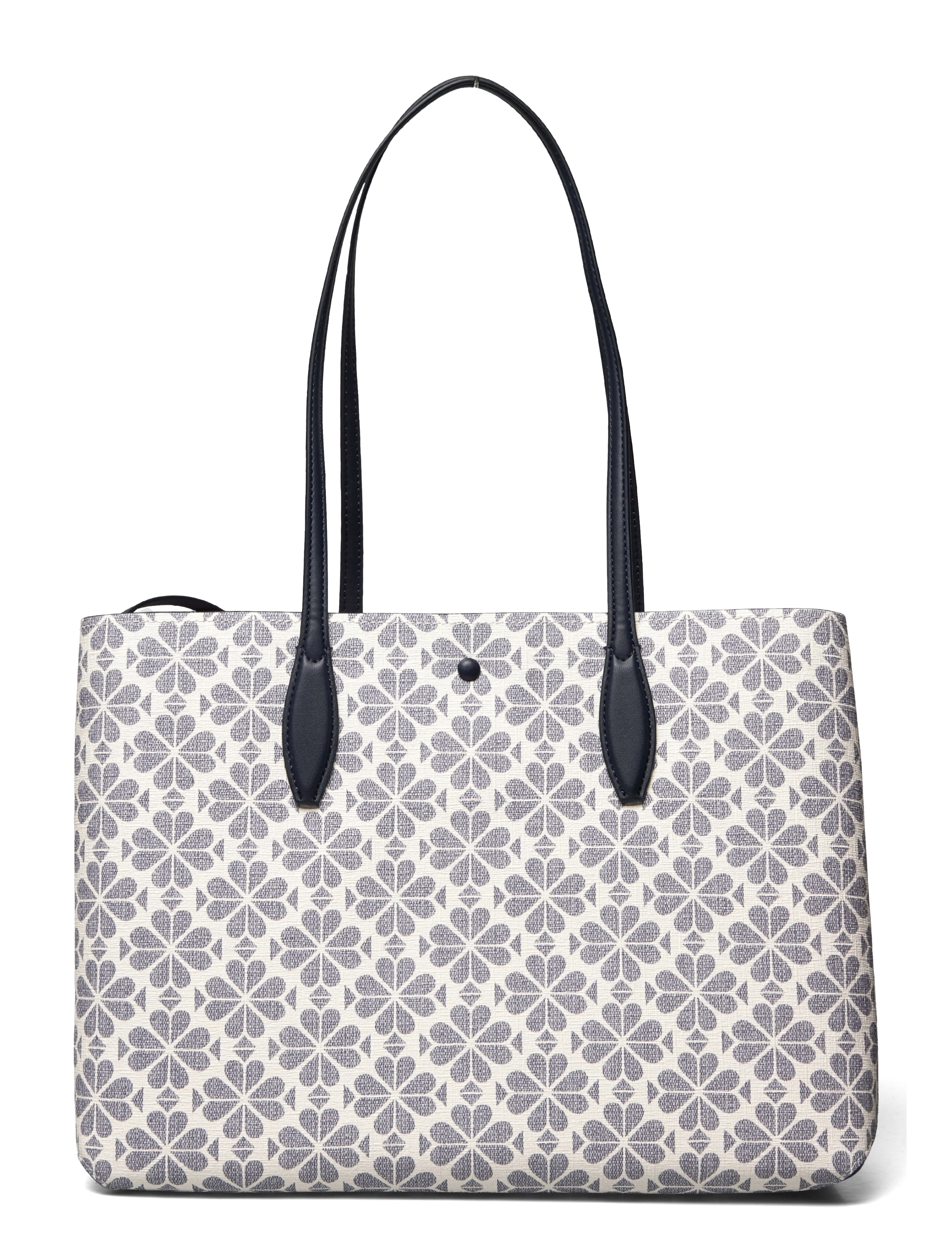 Kate Spade - SPADE FLOWER COATED CANVAS all day large tote - slate blue multi - 1