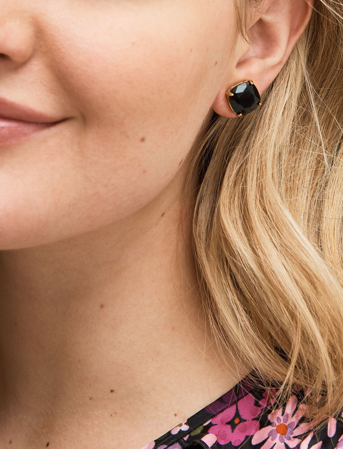 Kate spade black diamond earrings on sale