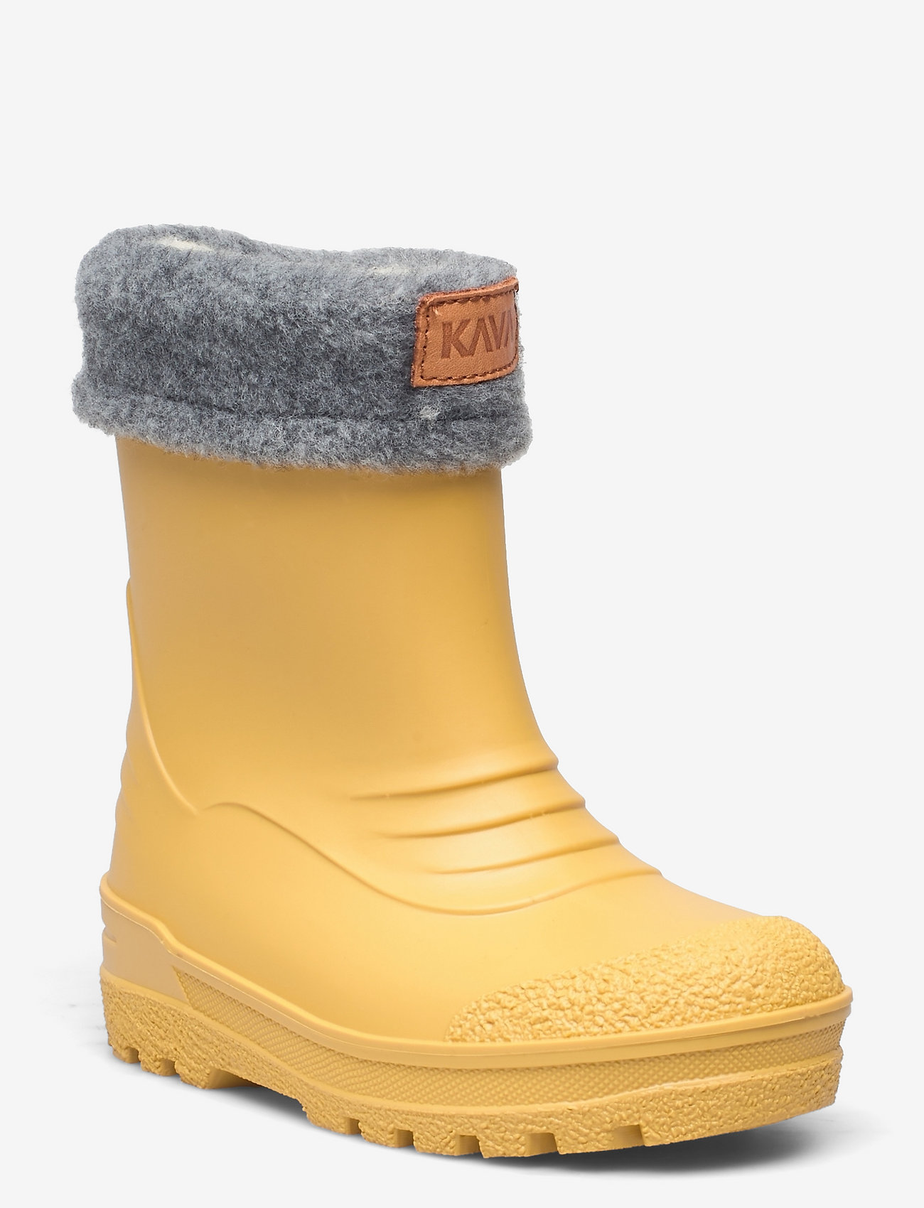 Kavat - Gimo WP - guminiai batai su pamušalu - bright yellow - 0