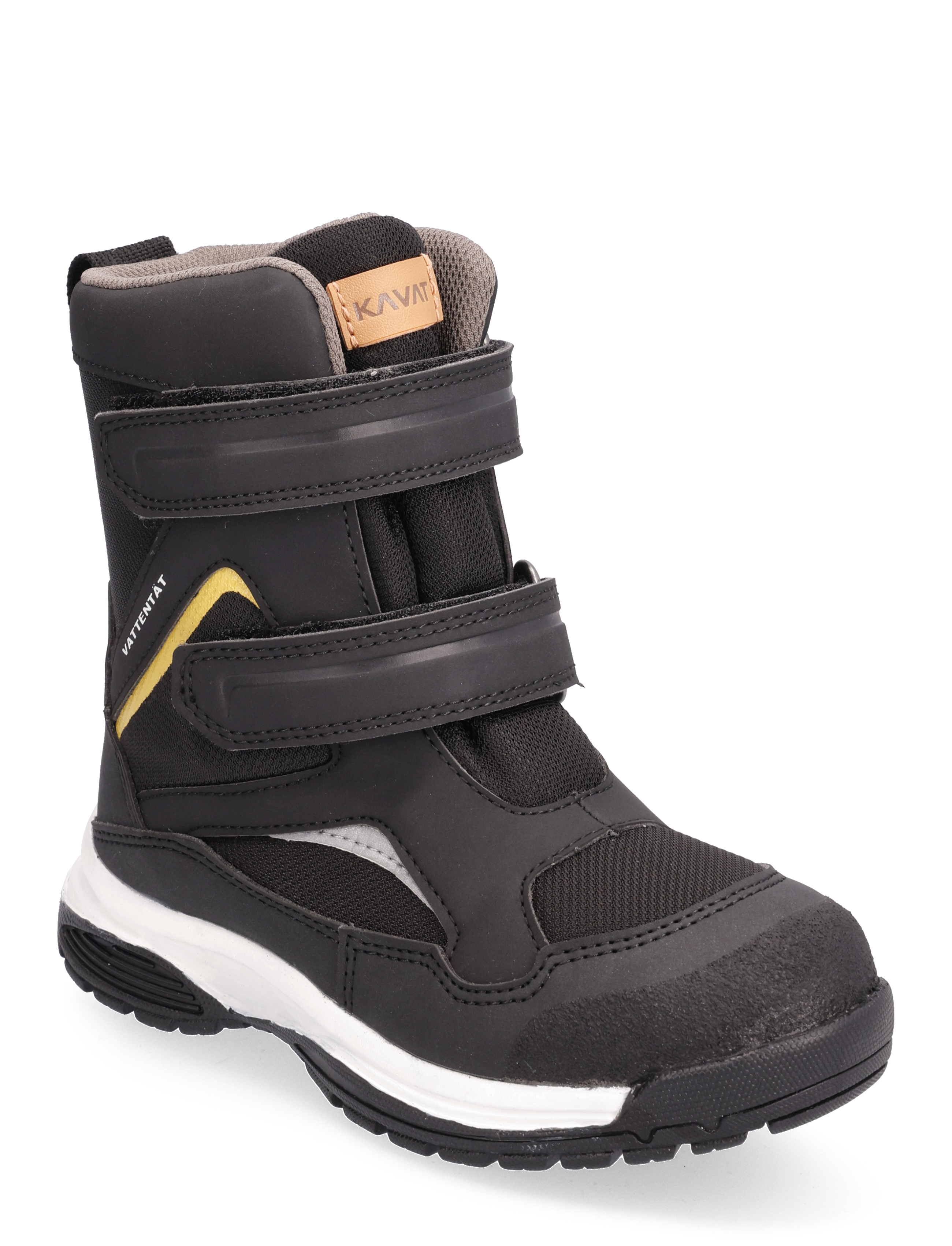 Kavat Borgan Wp, 39/25.8 cm, Black, Vinterstøvler > Vinterstøvler M. Velcro, Børn