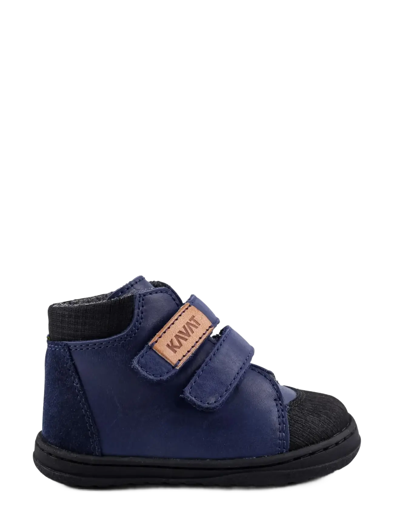 Kavat Fiskeby Warm Barefoot, 19/11.9 cm, Winter Boots, Marineblau - Boots W. Velcro, Kinder