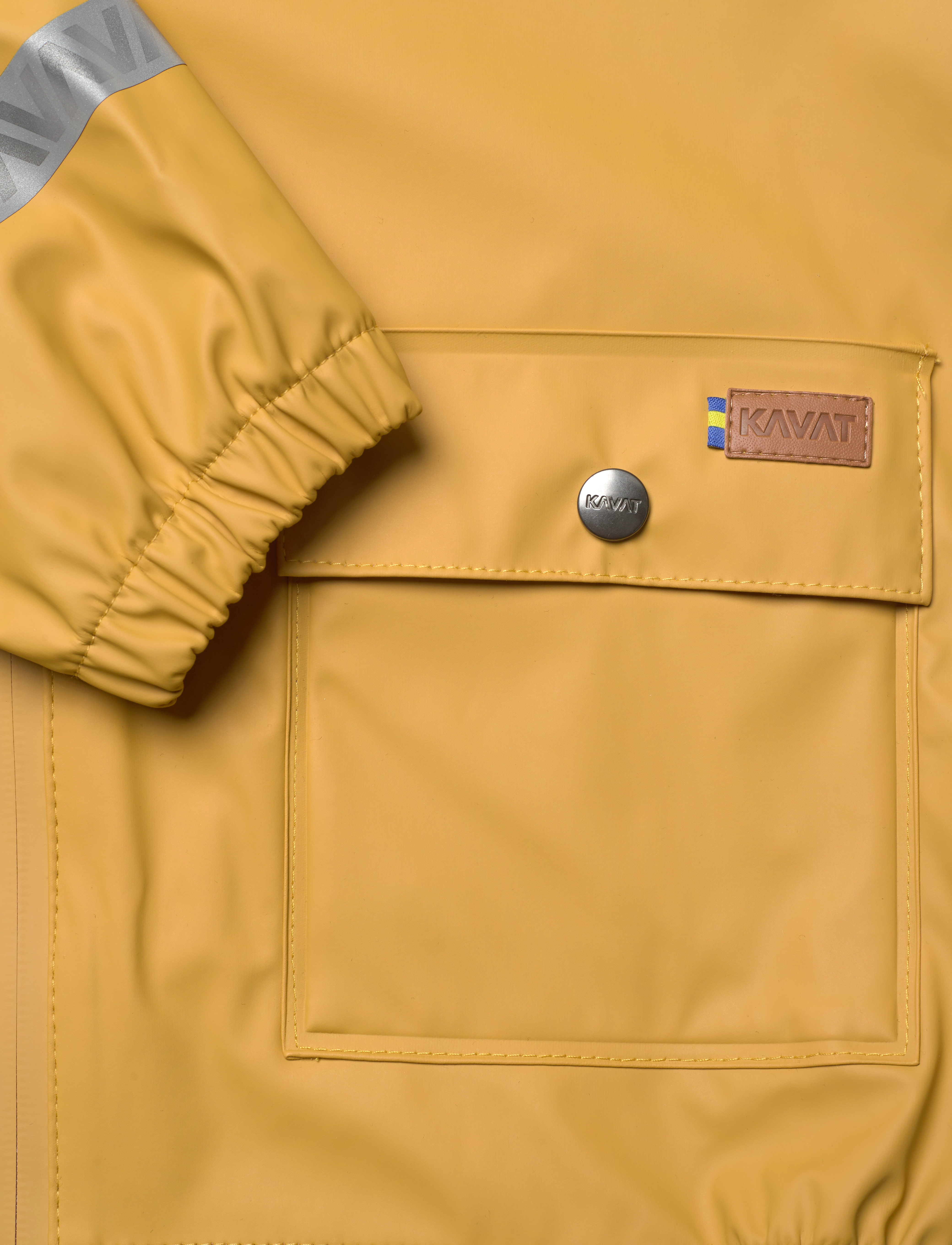 Kavat - Rusken Jacket PU - bright yellow - 3