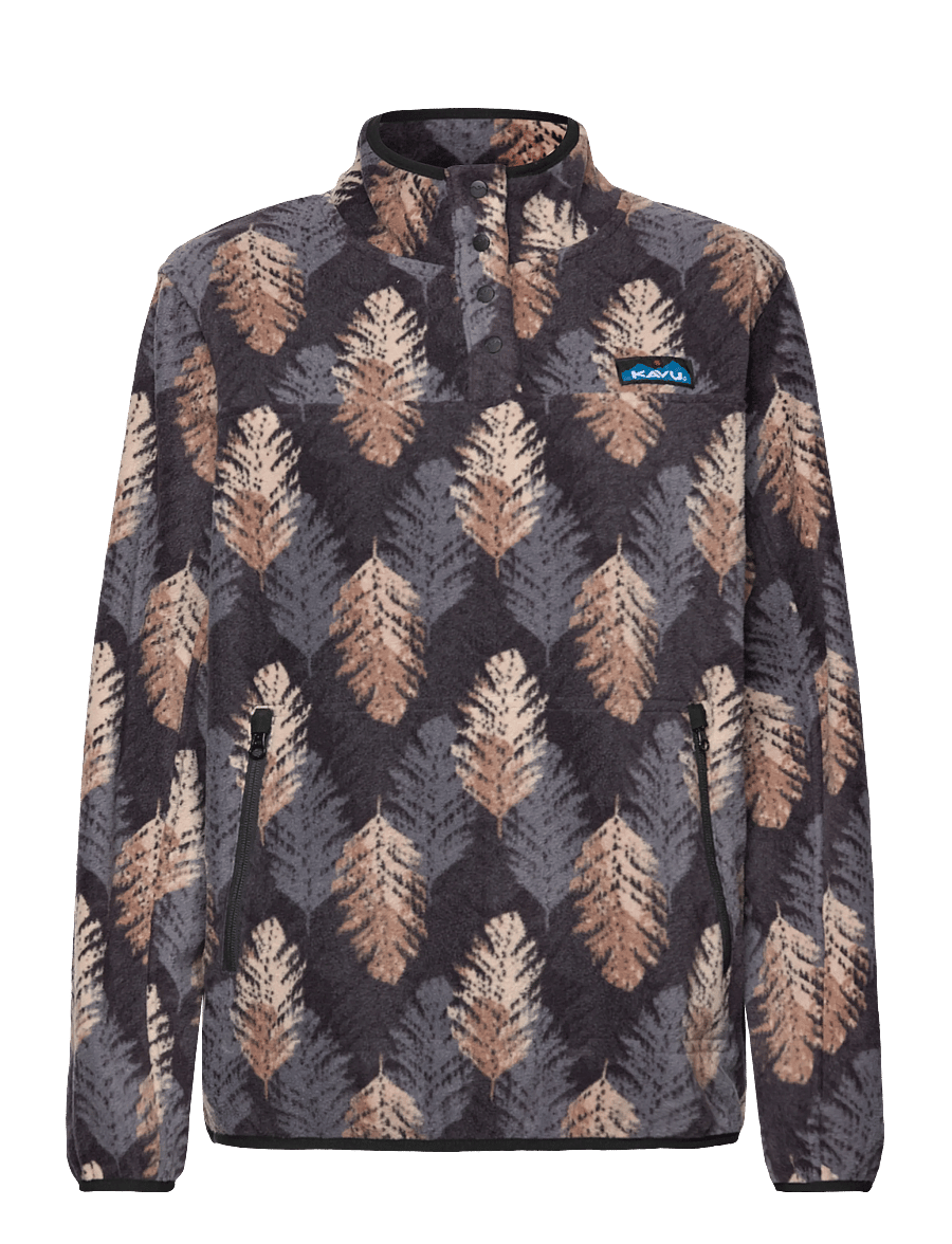 KAVU - Cavanaugh - fleece-pullover - leaf layout - 0