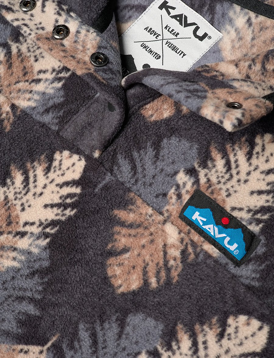 KAVU - Cavanaugh - fleece-pullover - leaf layout - 2