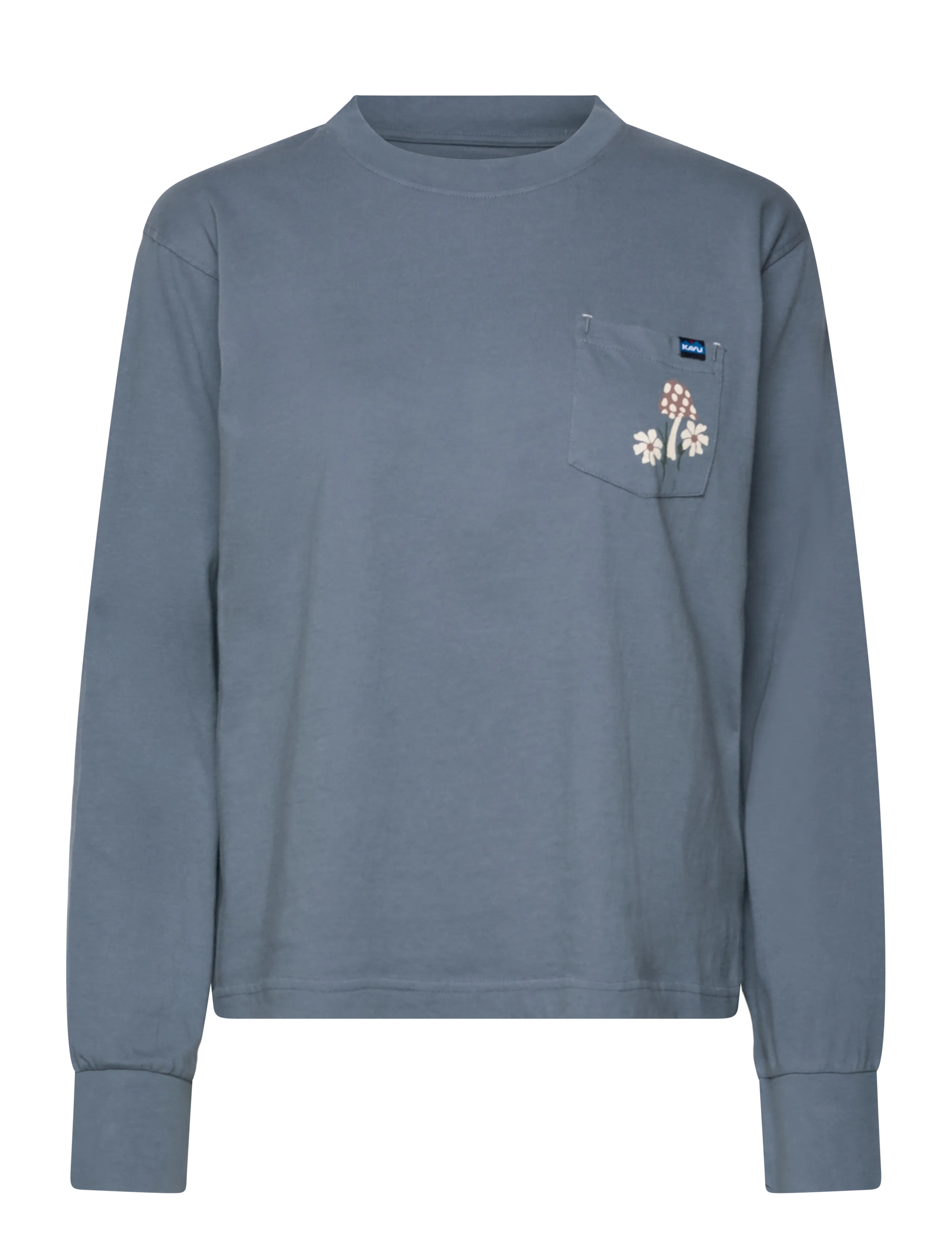 KAVU Westray, L, Blue, T-Shirts > Langærmede, Herre