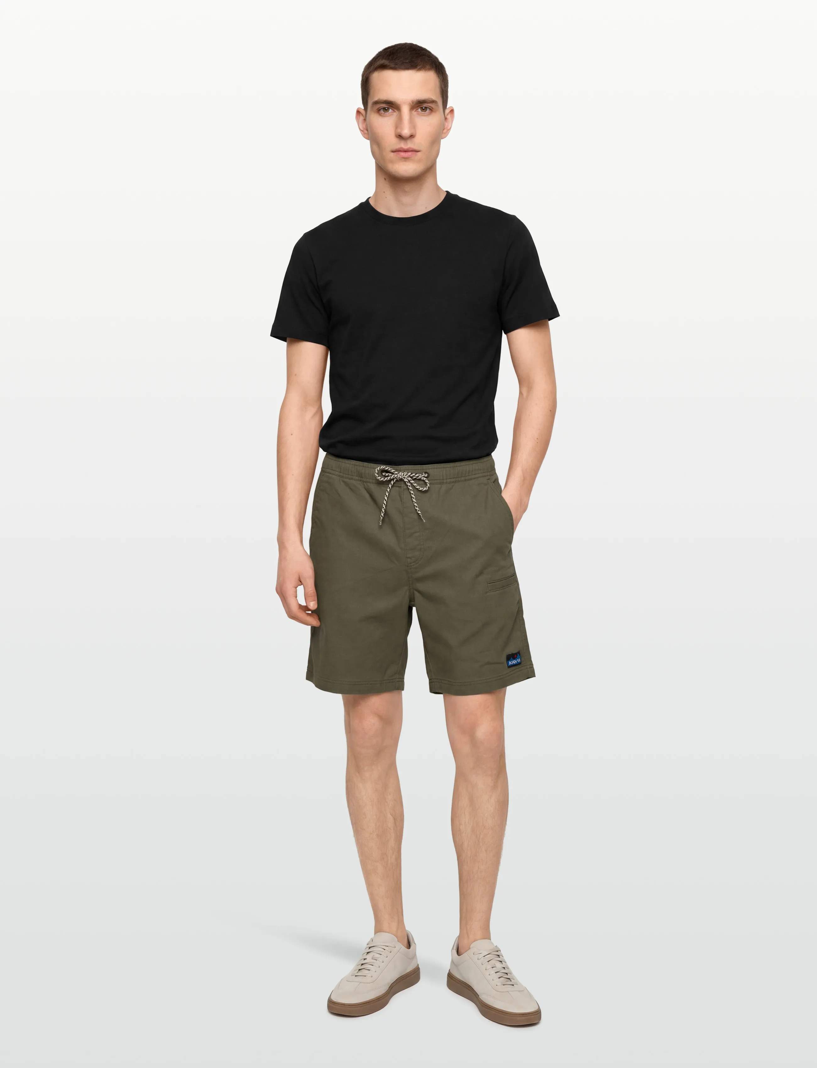 KAVU Walk It Off, L, Khaki green, Shorts > Afslappet, Herre