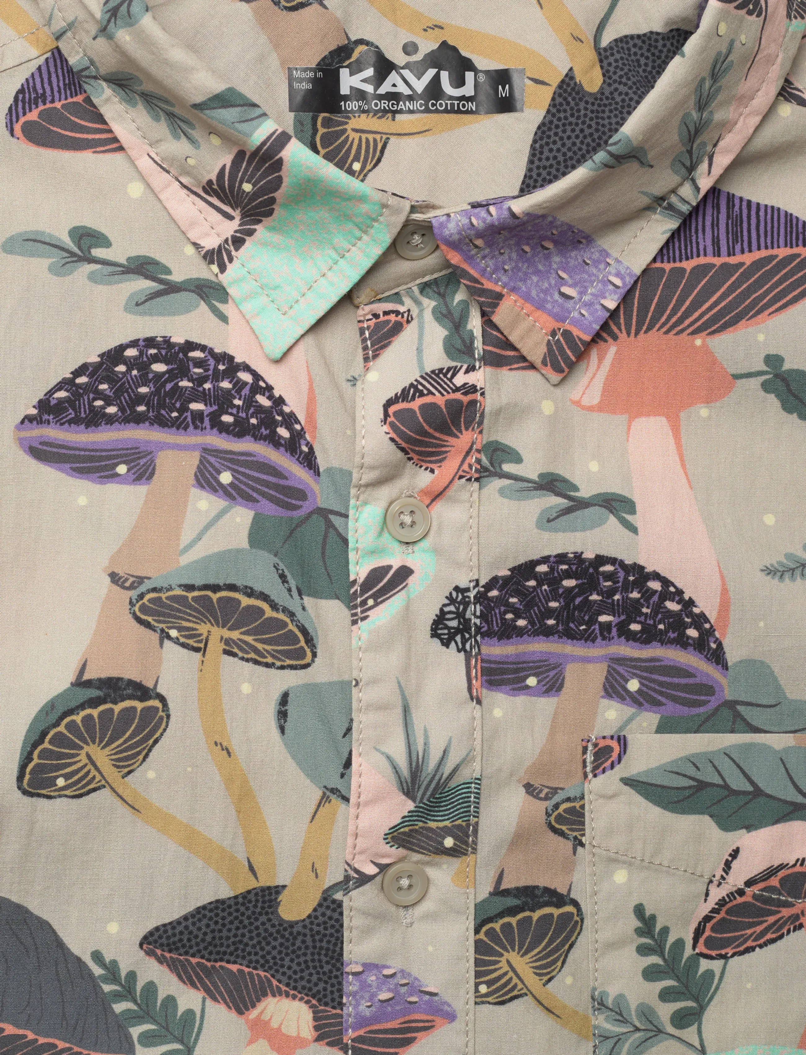 KAVU - Festaruski - kurzarmhemden - mushroom realm - 2