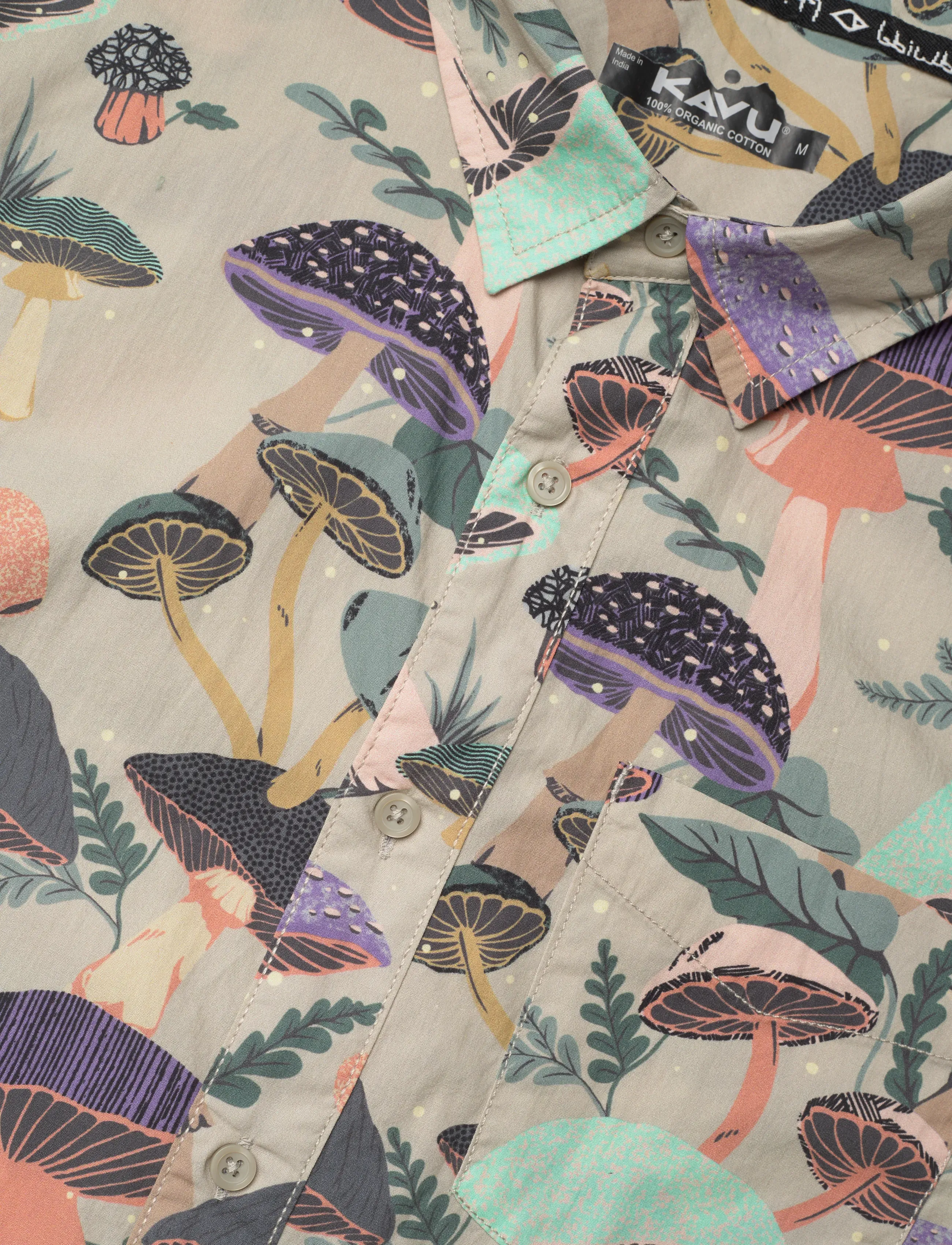 KAVU - Festaruski - kurzarmhemden - mushroom realm - 3