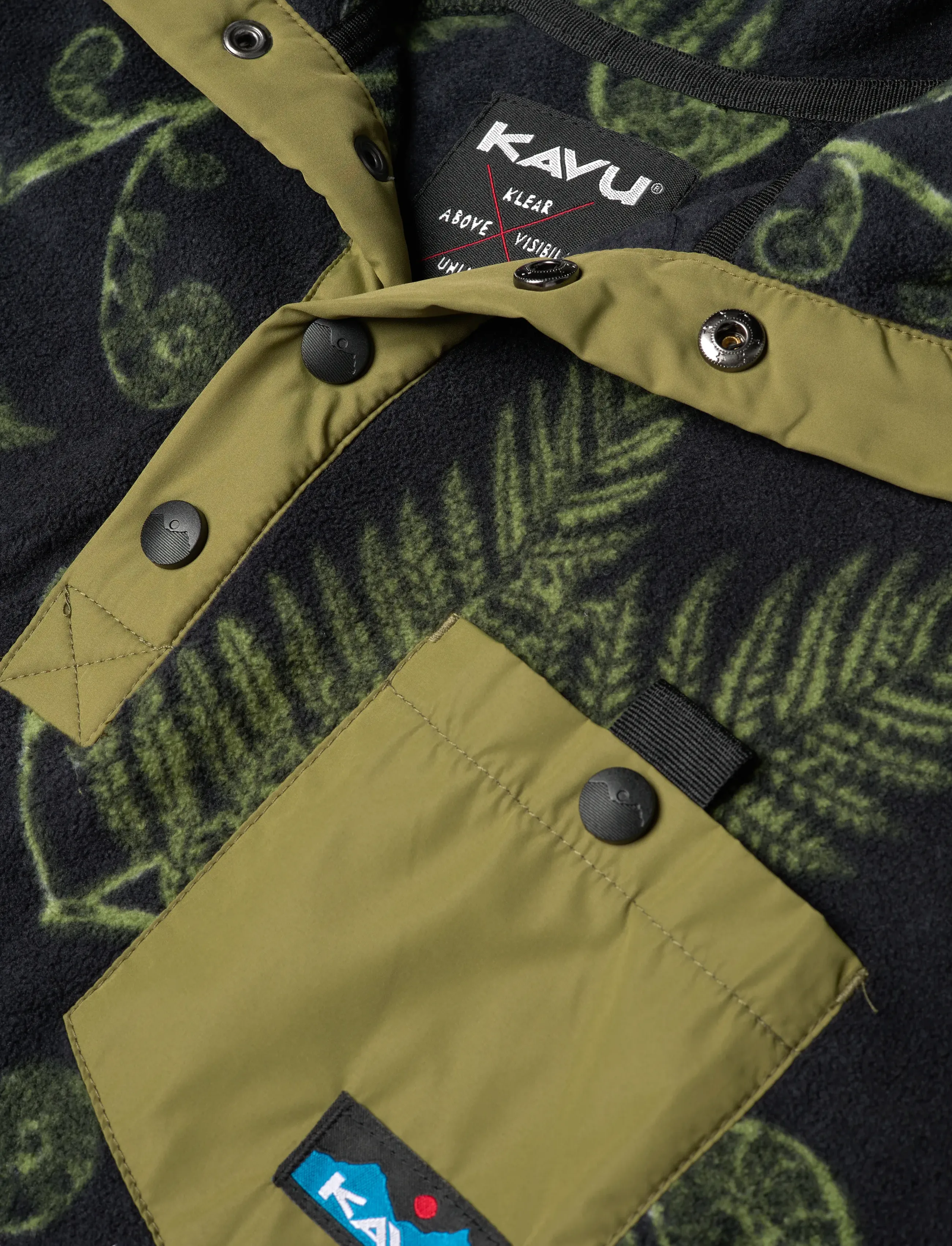 KAVU - Teannaway - fleecetrøjer - fiddlehead - 2