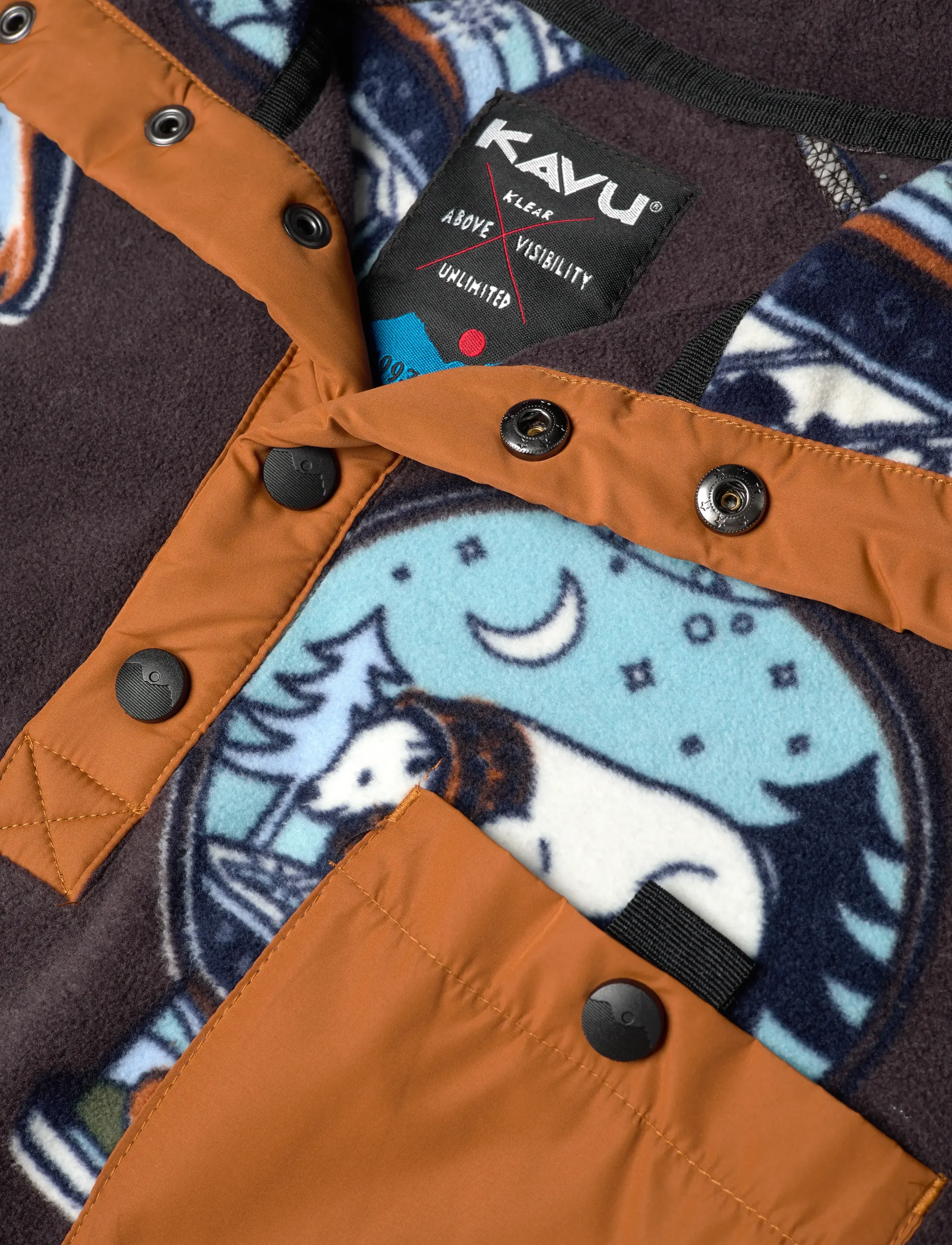 KAVU - Teannaway - fleece-pullover - snowglobe - 2