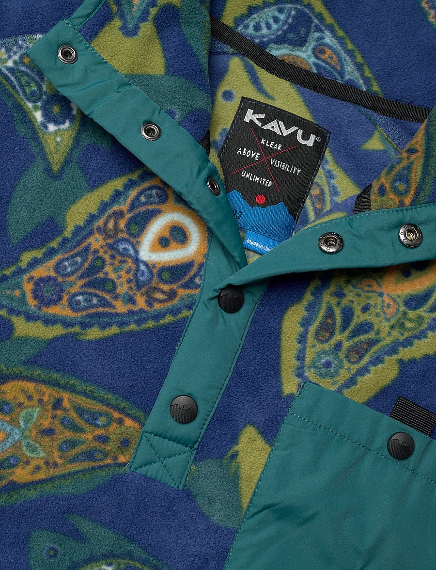 KAVU - Teannaway - fleece-pullover - summer fish - 5