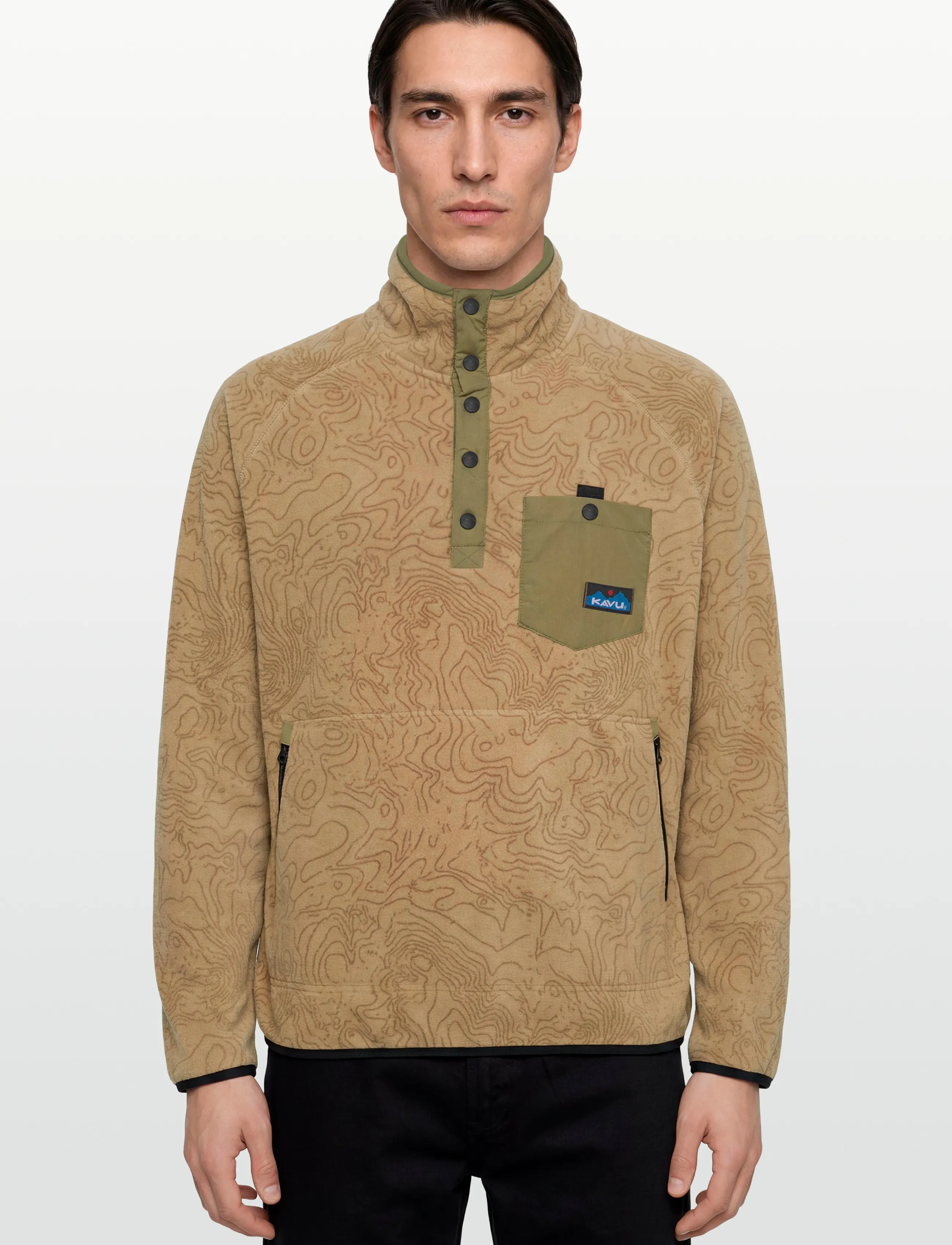 KAVU - Teannaway - sweatshirts - terrain topo - 3
