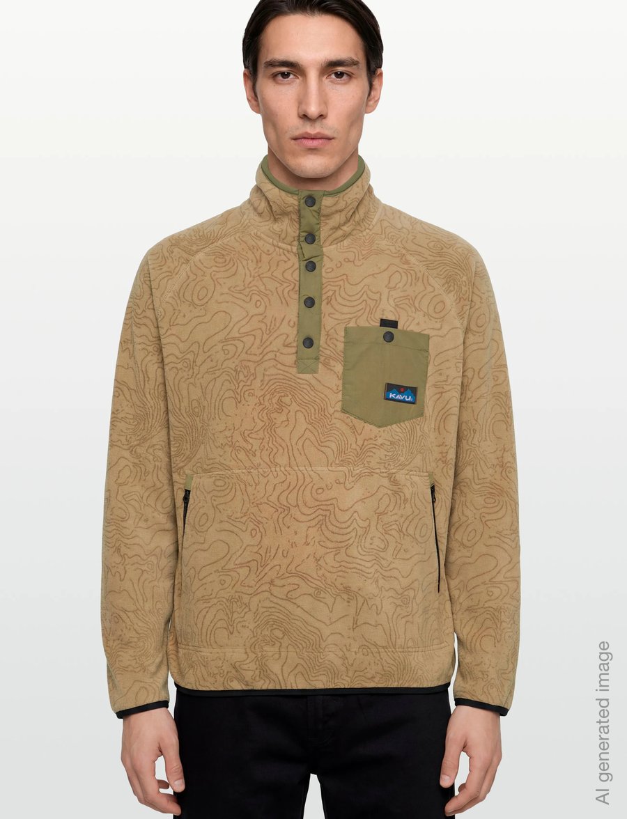 KAVU - Teannaway - teddy sweaters - terrain topo - 3