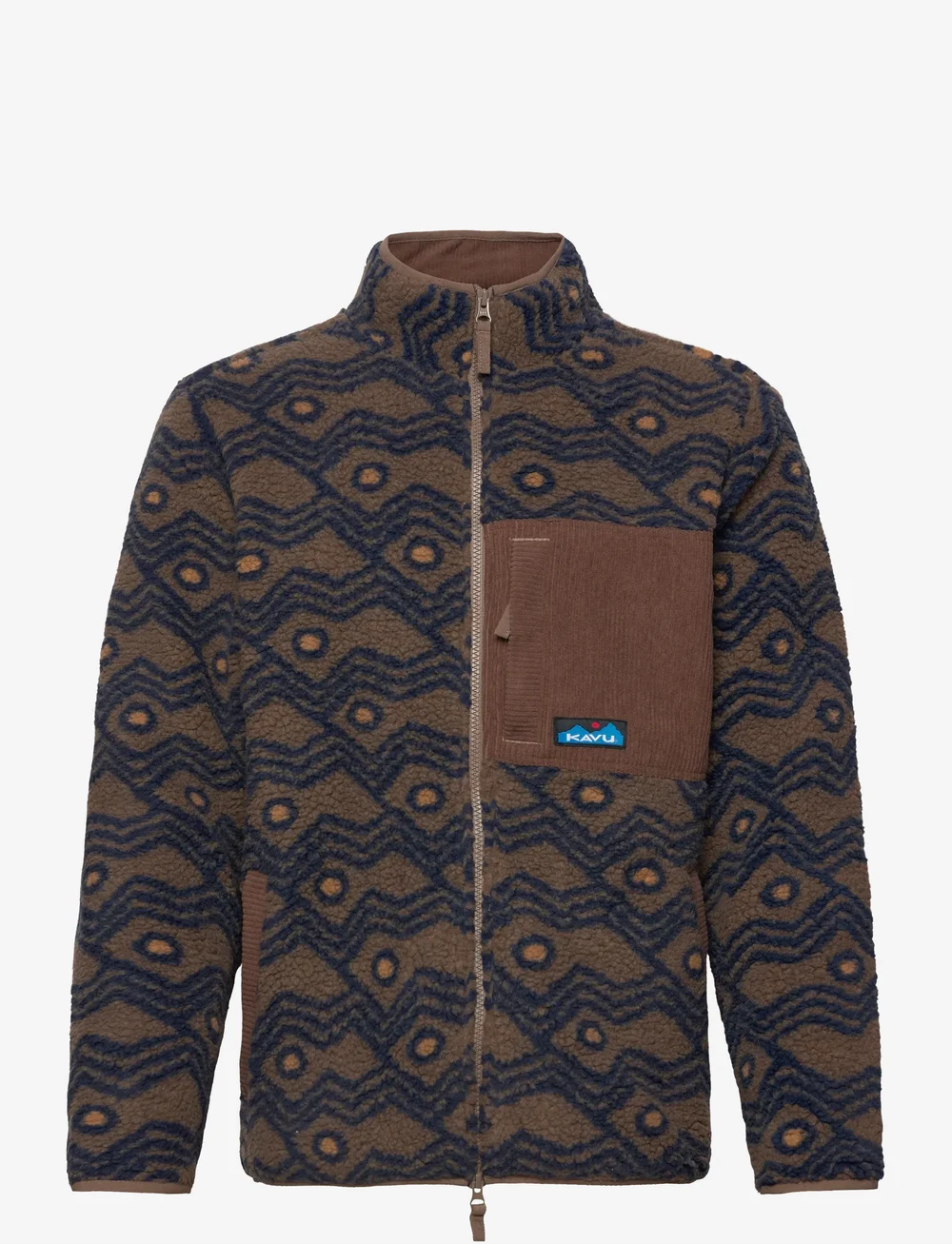 KAVU - Wayside - fleece-pullover - walnut mountain - 0