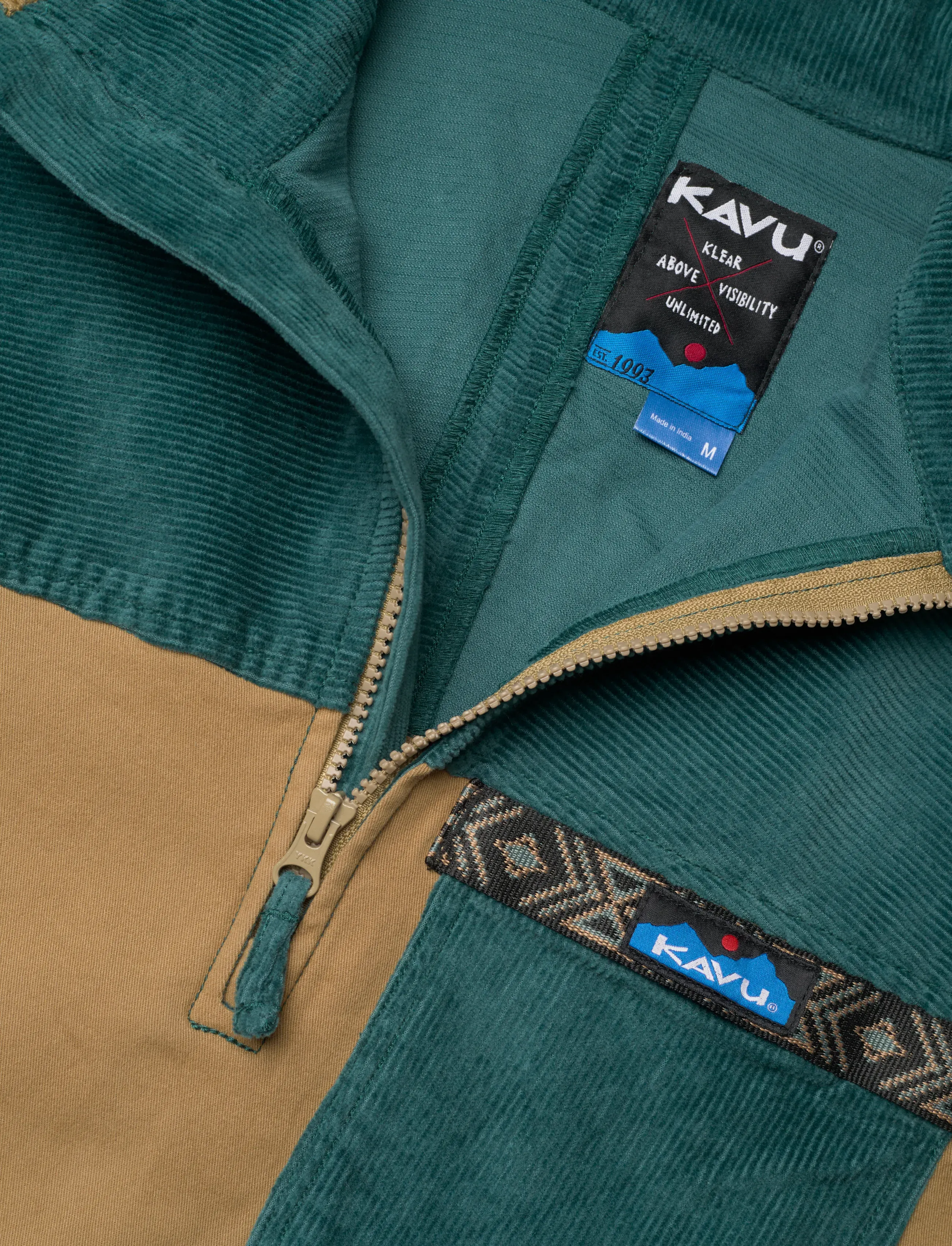 KAVU - Throwshirt Flex - herren - green space - 2